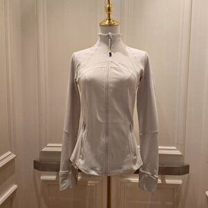 New Lululemon Define Jacket in White Opal Color Size 8